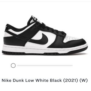 Nike Dunk Low Retro White Black (2021) women size7